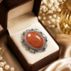 Glare Silberne Brosche 18