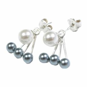 Strieborné náušnice Glare 299