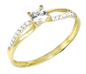 Zlatý prsteň Glare 658