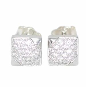 Strieborné náušnice Glare 412