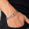 Glare Silbernes Armband 56S – Bild 3