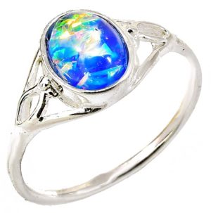 strieborny prsten Glare 572