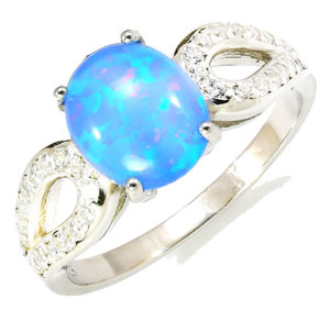 strieborny prsten Glare 565