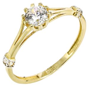zlatý prsteň Glare 356