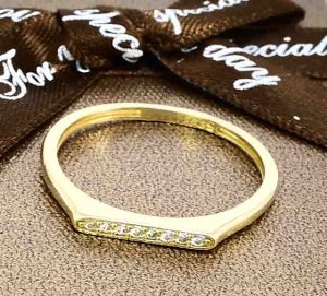 zlatý prsteň Glare 361