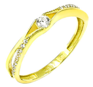 zlatý prsteň Glare 420
