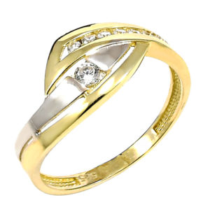 zlatý prsteň Glare 423