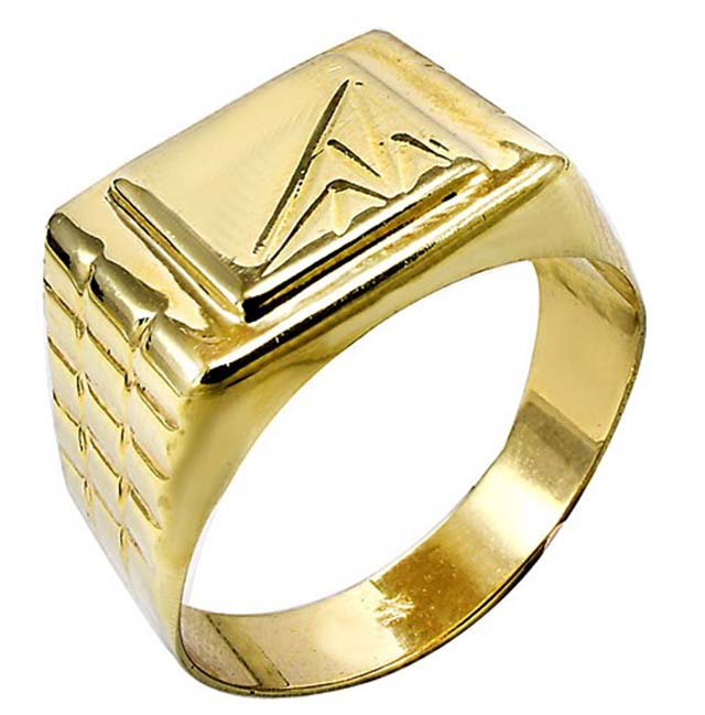 zlaty panky prsten Glare 490