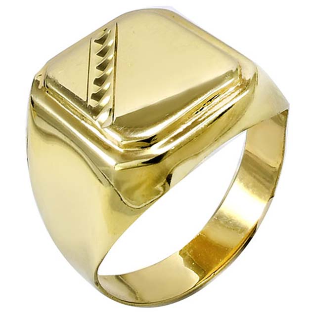 zlaty panky prsten Glare 491