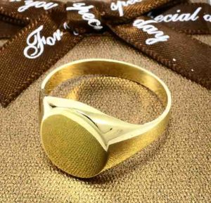 zlaty panky prsten Glare 493