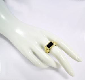 zlaty panky prsten Glare 487