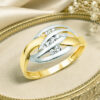 14-Karat-Goldring „Glare 567“ – Bild 2