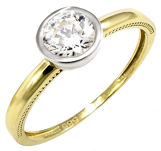 Zlatý prsteň Glare 587