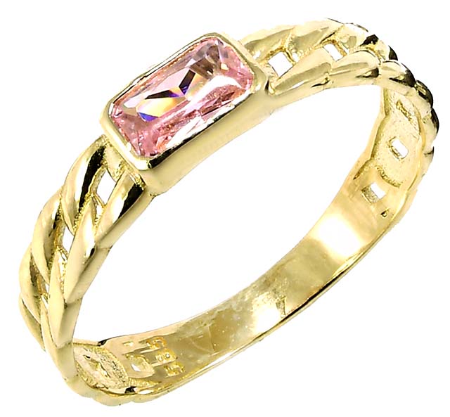 zlatý prsteň Glare 593