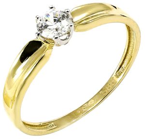 Zlatý prsteň Glare 607