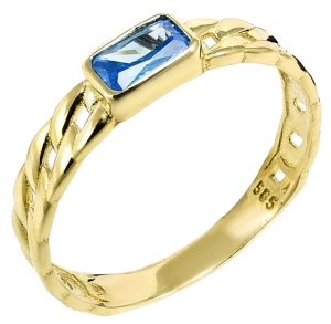 Zlatý prsteň Glare 605