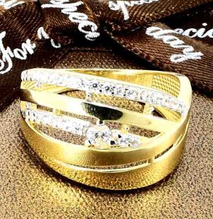 Zlatý prsteň Glare 617
