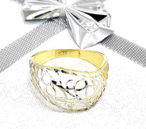 Zlatý prsteň Glare 649