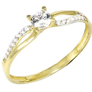 Zlatý prsteň Glare 648