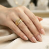 14-Karat-Goldring „Glare 944“ – Bild 2