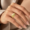 14-Karat-Goldring „Glare 1035“ – Bild 2