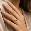 14-Karat-Goldring „Glare“ 1029 – Bild 2