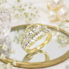14-Karat-Goldring „Glare 933“ – Bild 4