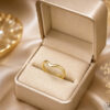 14-Karat-Goldring „Glare“ 1138 – Bild 3