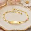 Glare Goldenes Kinderarmband 297 – Bild 4