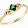 14-Karat-Goldring „Glare“ 1202