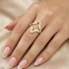 14-Karat-Goldring „Glare“ 1294 – Bild 3