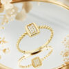 14-Karat-Goldring „Glare“ 1295 – Bild 2