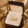 14-Karat-Goldring „Glare“ 1263 – Bild 3