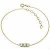 Złota bransoletka 14K Glare 444 - obrazek 3