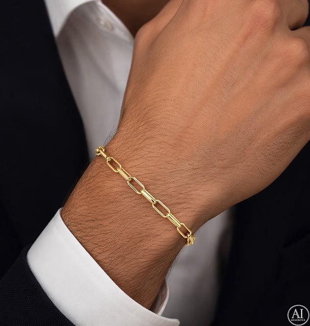 Zlatý náramok 14K Glare 459 – Obrázok 2