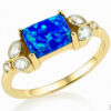 14-Karat-Goldring „Glare 1400“ – Bild 2