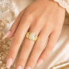 14-Karat-Goldring „Glare“ 1662 – Bild 3