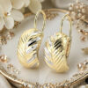 Gold-Ohrringe Glare 1042 – Bild 3