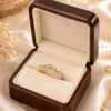 14-Karat-Goldring „Glare 1666“ – Bild 2