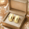 Gold-Ohrringe Glare 1041 – Bild 4