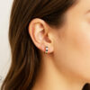 Gold-Ohrringe Glare 1096 – Bild 3