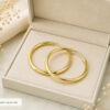 Goldene Ohrringe Glare 1129 – Bild 2