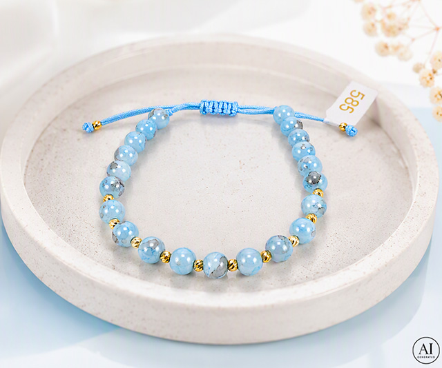 Zlatý náramok 14k Glare 590 – Obrázok 2
